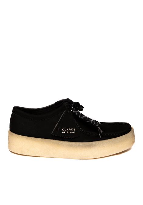 derby wallabee cup nero  CLARKS ORIGINAL | WALLABEE CUPCAM-BLACK